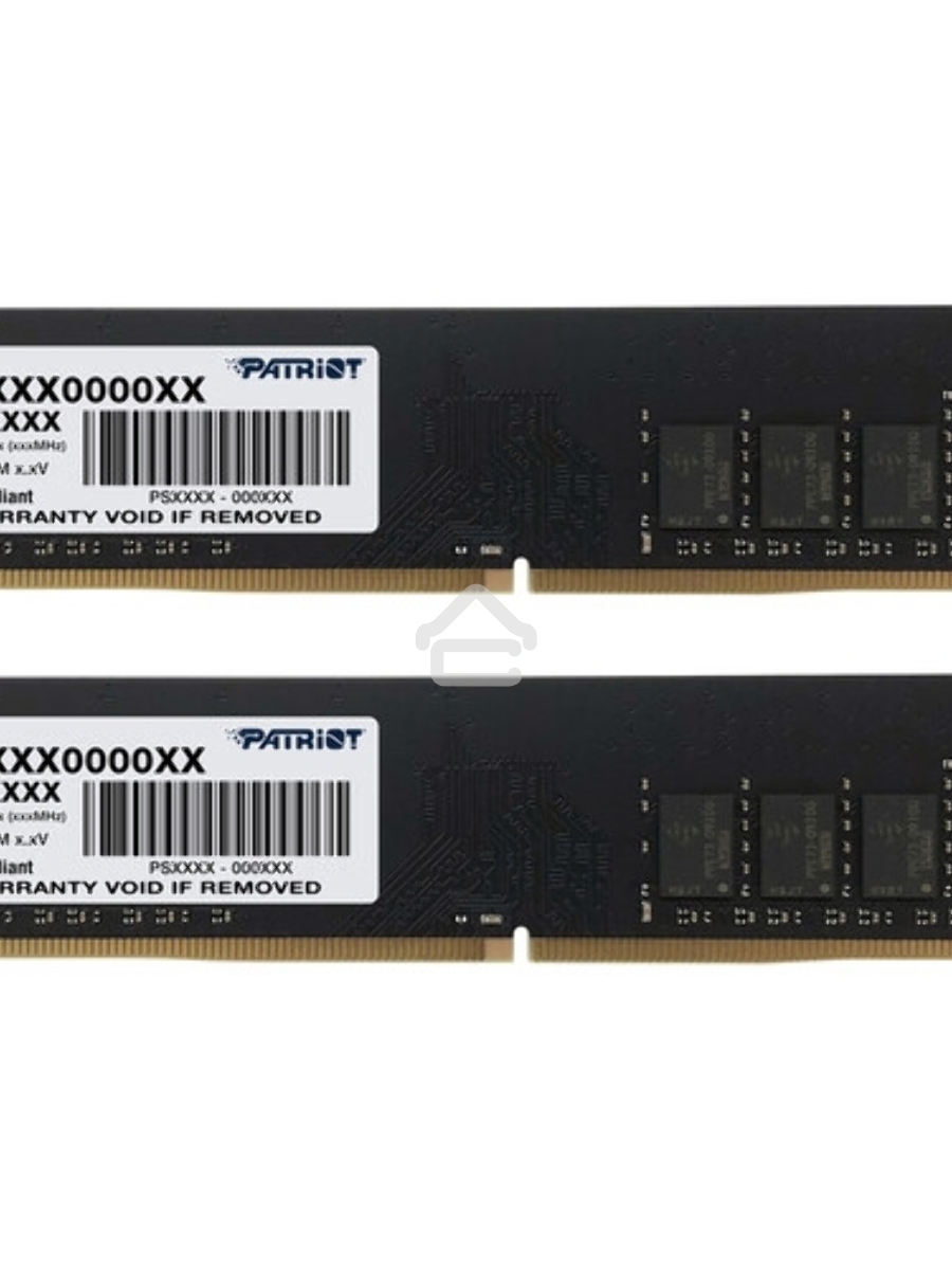 Оперативная память Patriot Signature, DDR4, 16GB (2x8 GB), 3200 MHz, CL22, DIMM