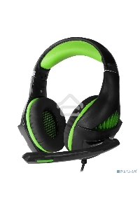 Гарнитура игровая Crown CMGH-2002 черный/зеленый