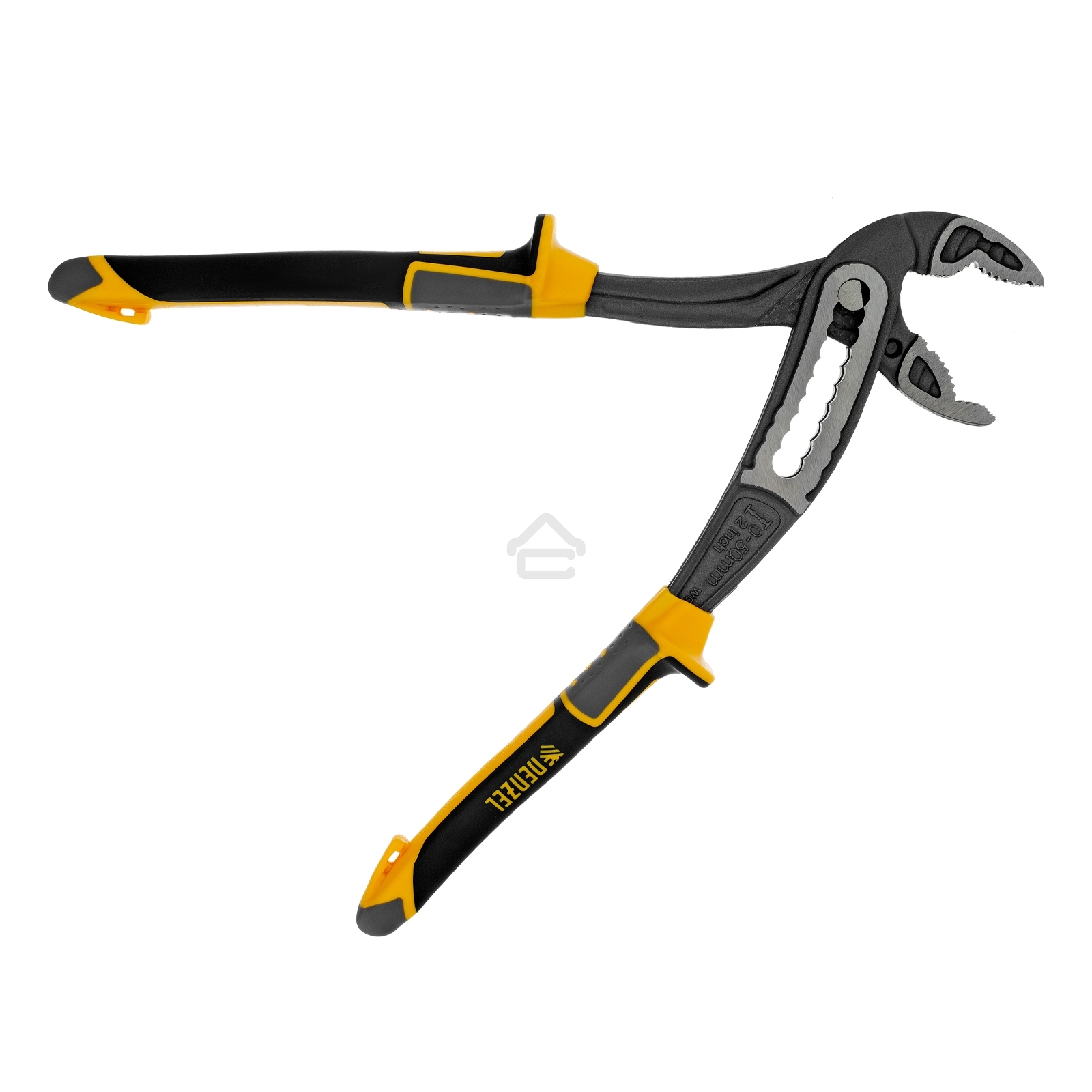 Клещи переставные Denzel трехкомпонентные рукоятки 240 мм