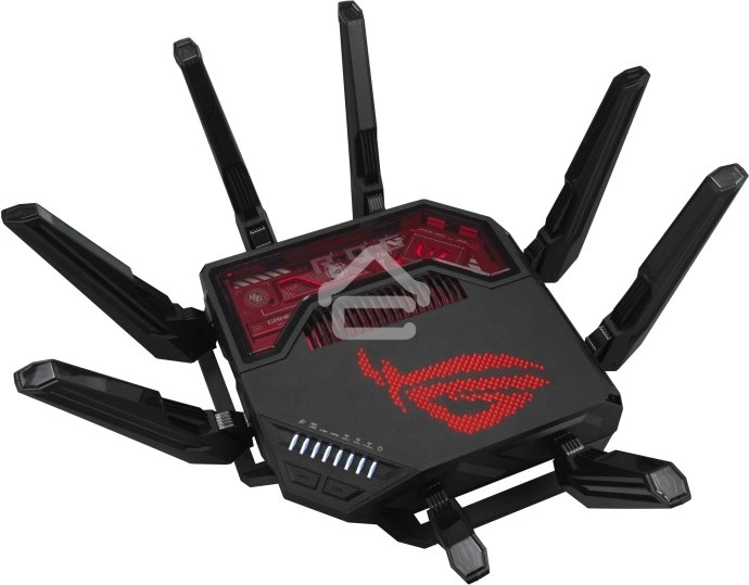 Маршрутизатор ASUS GT-BE19000, черный/красный, 90IG0850-MO9A0V