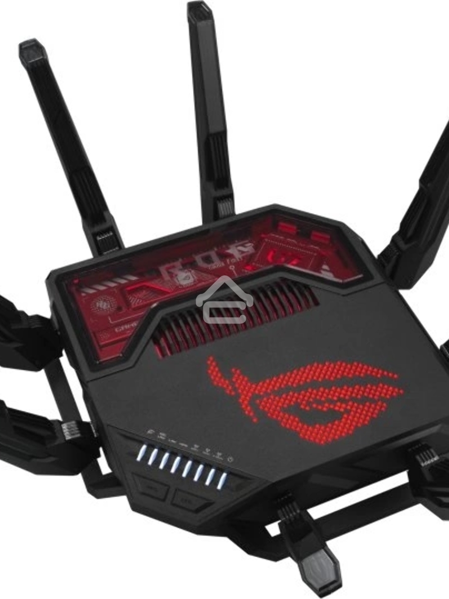 Маршрутизатор ASUS GT-BE19000, черный/красный, 90IG0850-MO9A0V