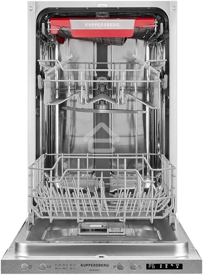 Встраиваемая посудомоечная машина Kuppersberg GLM 4537, серебристый, 44.8 см, 10 компл., 49 дБ, класс A++