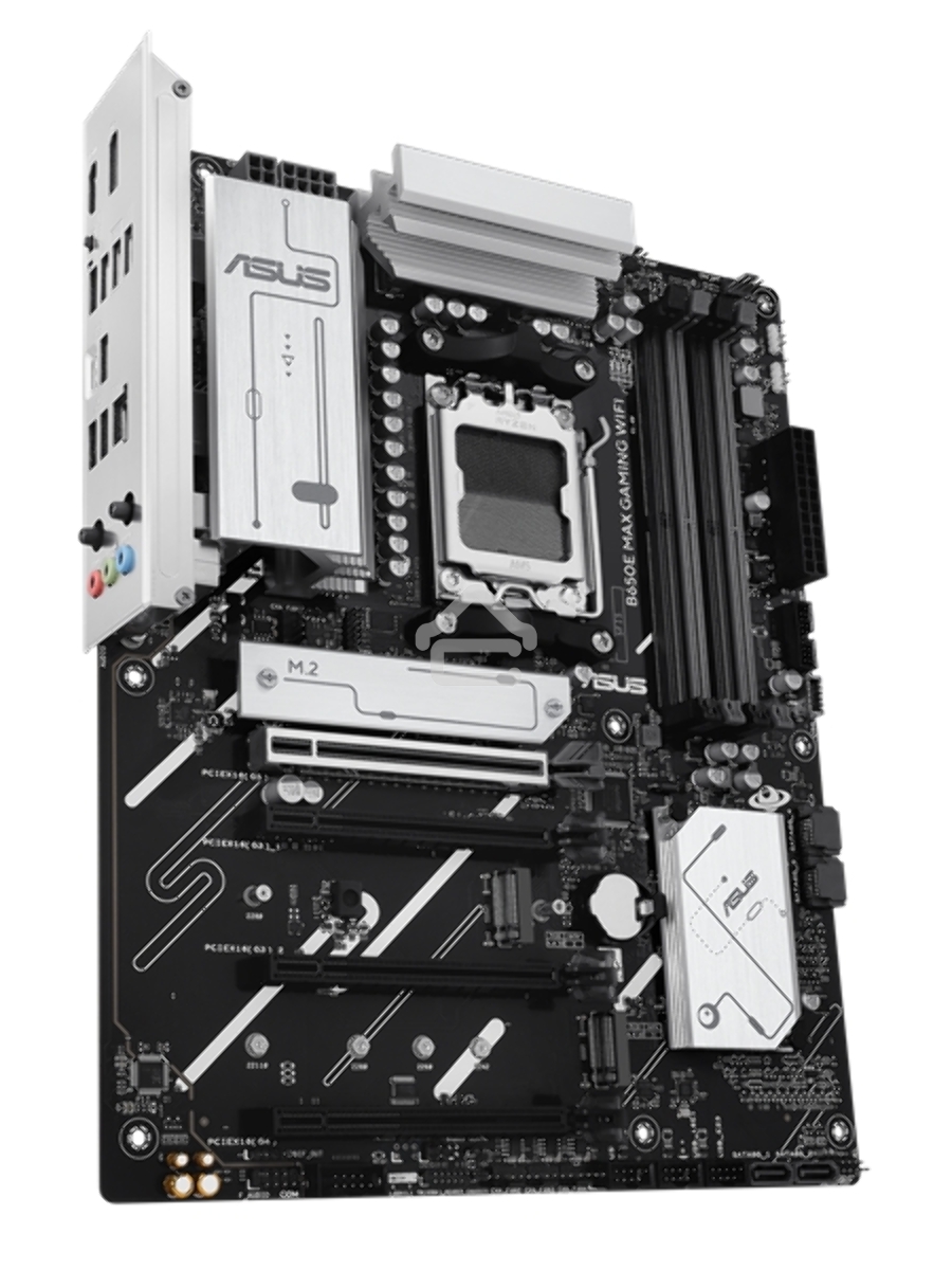 Материнская плата ASUS B650E MAX GAMING WIFI, AM5, AMD B650, 4xDDR5, 4xSATA, 3xM.2, 1xPCIe 5.0 x16, 1xPCIe 4.0 x16, 2xPCIe 3.0 x1, 1xDP, 1xHDMI, 1x2.5Gb LAN, Wi-Fi 6E, Bluetooth 5.3, 4xUSB-A 10Gbps, 1xUSB-C 10Gbps, 2xUSB-A 5Gbps, 2xUSB-A 2.0, 3x3.5 мм, 7.