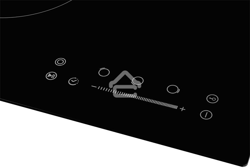 Электрическая варочная панель Kuppersberg ECS 402/ширина 45 см, 3 зоны ускоренного нагрева HI-Light, 1 зона с двойным расширением, сенсорное управление+слайдер, 4 цифровых дисплея, 9 уровней мощности, автоотключение, защита от перелива, защита от детей, и