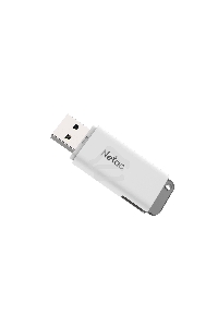 Флеш диск Netac U185 32Gb <NT03U185N-032G-30WH>, USB3.0, с колпачком, пластиковая белая