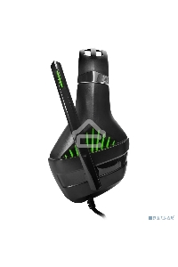 Гарнитура игровая Crown CMGH-2002 черный/зеленый