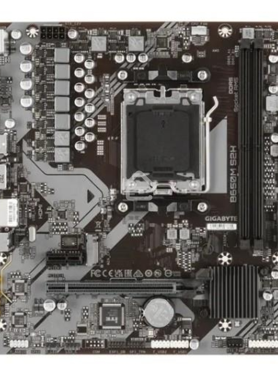 Материнская плата Gigabyte B650M S2H (V1.2), AM5, AMD B650, 2xDDR5, 4xSATA, 1xM.2, 1xPCI-E 4.0 x16, 3xUSB-A 3.2 Gen 1, 1xUSB-C 3.2 Gen 1, 1x 1Gb LAN, 3x3.5 мм, 7.1, Micro-ATX