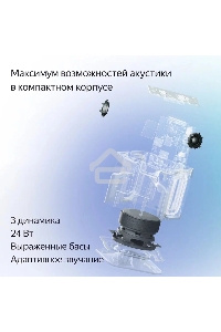 Умная колонка Яндекс Станция Миди, ZigBee, 24Вт, с голосовым ассистентом Алиса на YaGPT, изумрудный