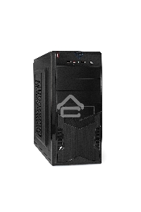 Компьютерный корпус Miditower Exegate CP-601 Black, ATX, <CP450W, 80mm>, 2*USB, Audio