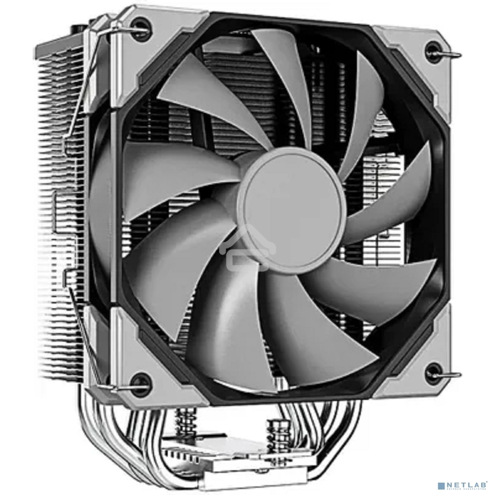 Кулер Cooler ID-Cooling SE-214-XT BASIC черный/серебристый 120мм алюминий+медь 1800rpm 27db 4-pin 180W 150мм