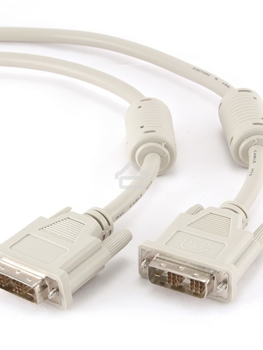 Кабель DVI-D single link Gembird, 3м, 19M/19M экран, феррит.кольца, пакет CC-DVI-10