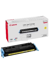 Картридж лазерный Canon 707Y (9421A004) желтый (2000 стр.) для LBP 5000/5100