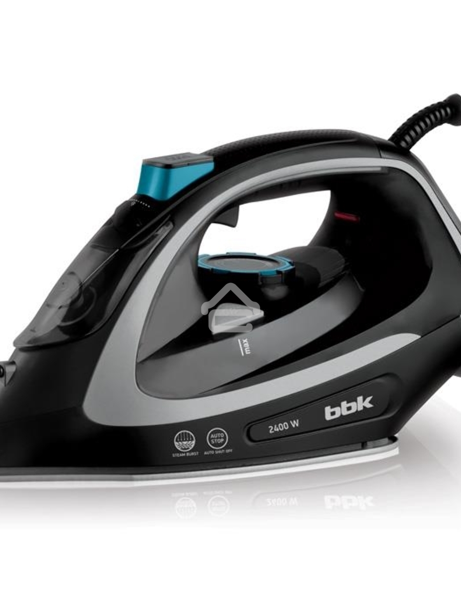Утюг BBK ISE-2405 черный/серебро, 2400 Вт