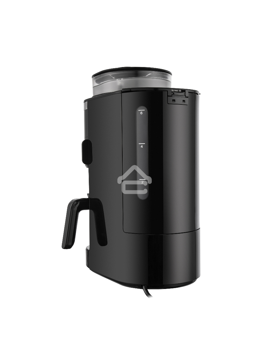 Кофеварка капельная Maunfeld MF-731BK черный, исп. кофе - зерновой/молотый, 0.83 л, 820 Вт.
