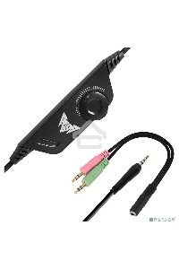 Гарнитура игровая Crown CMGH-2002 черный/зеленый