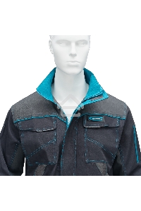Куртка профессиональная рабочая, 97% хлопок 3% спандекс, XXXL  Gross