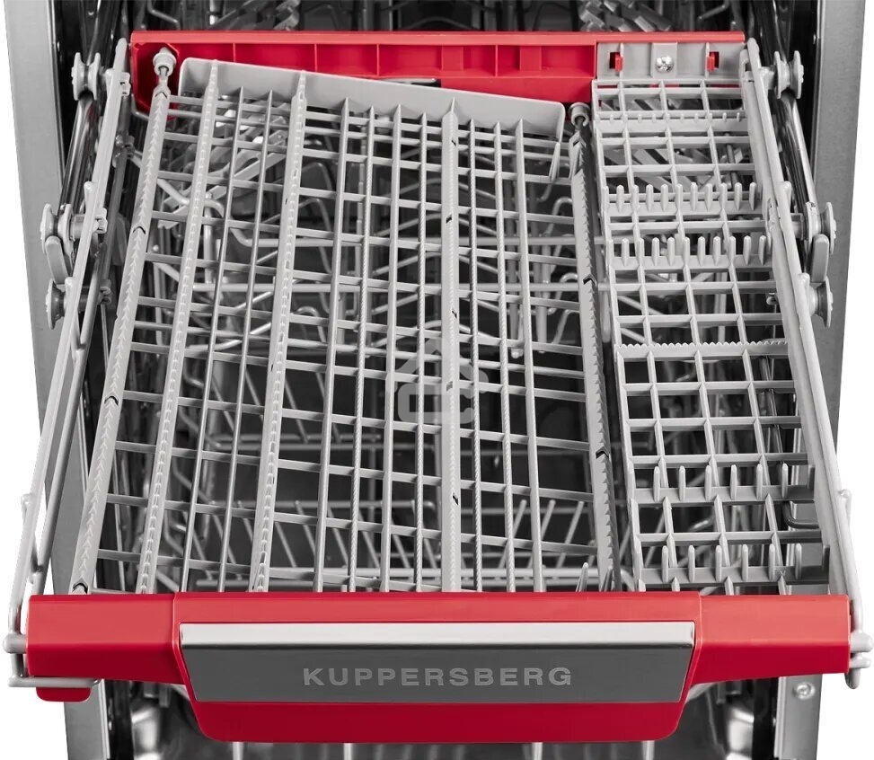 Встраиваемая посудомоечная машина Kuppersberg GLM 4537, серебристый, 44.8 см, 10 компл., 49 дБ, класс A++