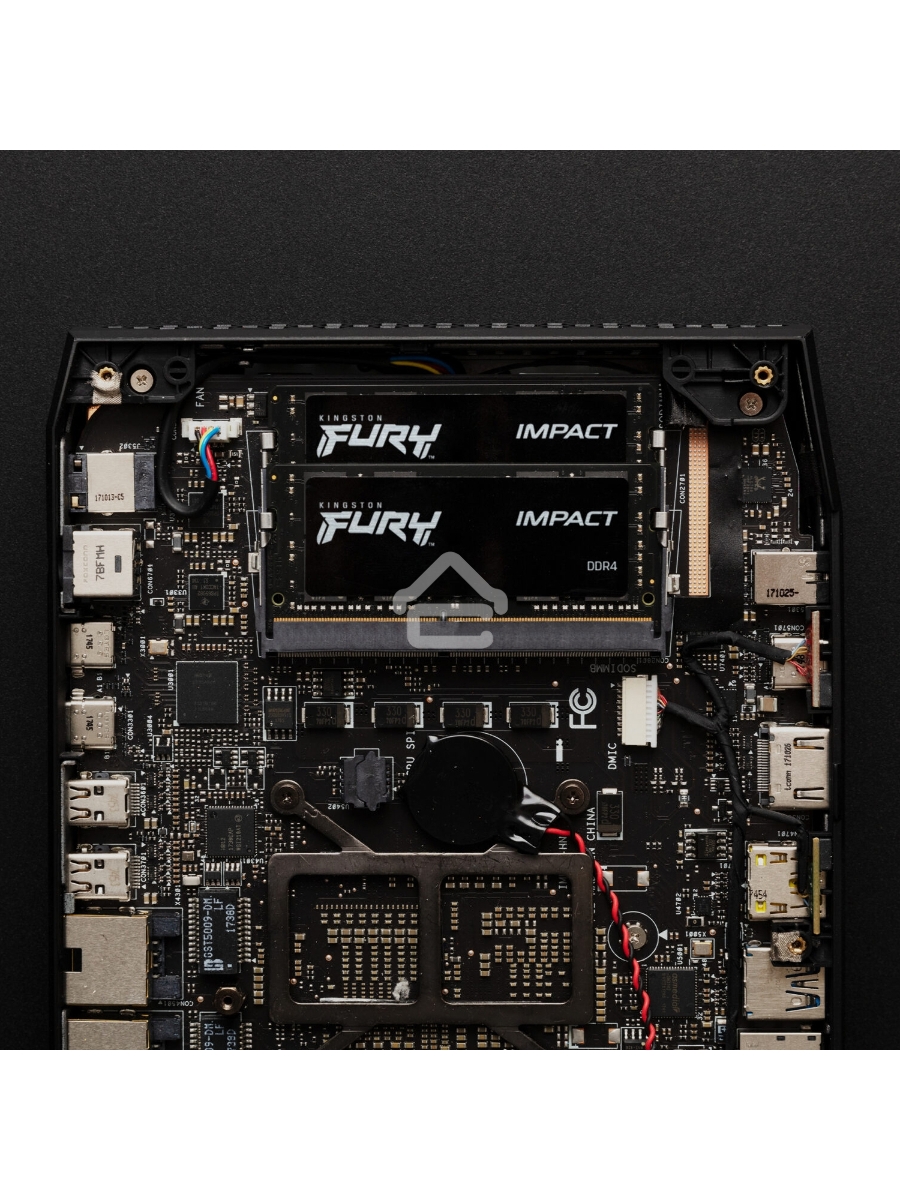Оперативная память Kingston Fury Impact, DDR5, 32GB (2x16GB), 6000MHz, CL38, ECC SO-DIMM