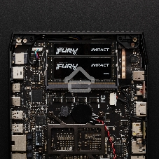 Оперативная память Kingston Fury Impact, DDR5, 32GB (2x16GB), 6000MHz, CL38, ECC SO-DIMM