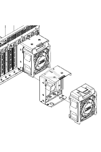 Набор охлаждения Supermicro SC747B X10 Passive GPU Kit