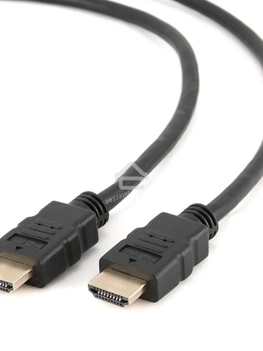 Кабель Cablexpert HDMI CC-HDMI4-15, 19M/19M, v2.0, медь, позол.разъемы, экран, 4.5м, черный, пакет