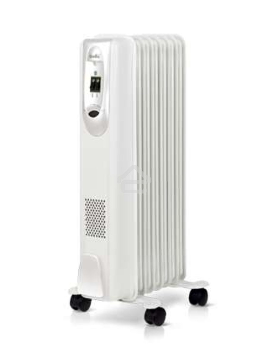 Масляный обогреватель Ballu Classic BOH/CL-07WRN (7 секций), белый, 1500 Вт, 20 м2, термостат