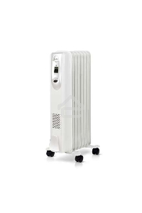 Масляный обогреватель Ballu Classic BOH/CL-07WRN (7 секций), белый, 1500 Вт, 20 м2, термостат