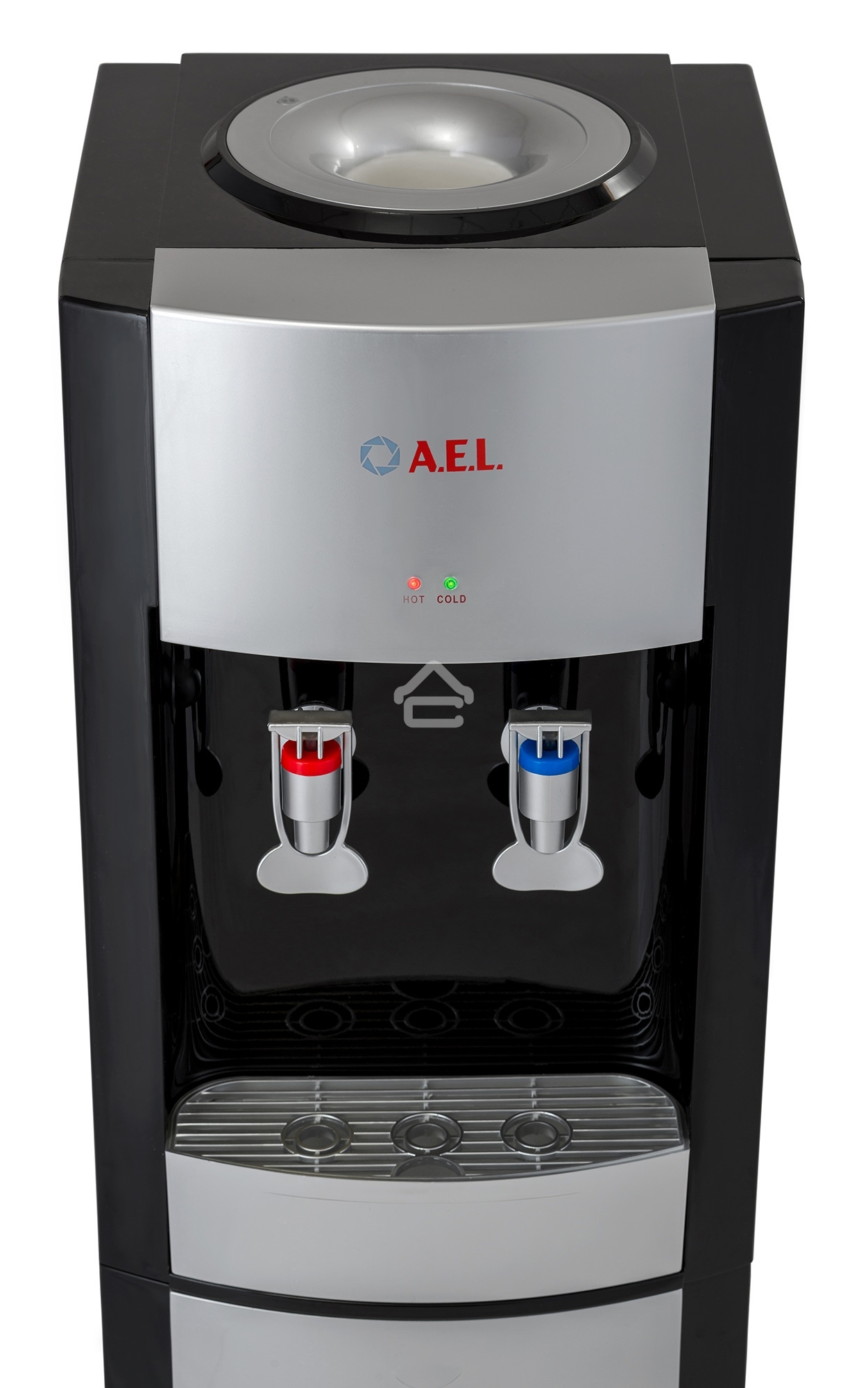 Кулер AEL LD-AEL-28 напольный электронный черный/серебристый