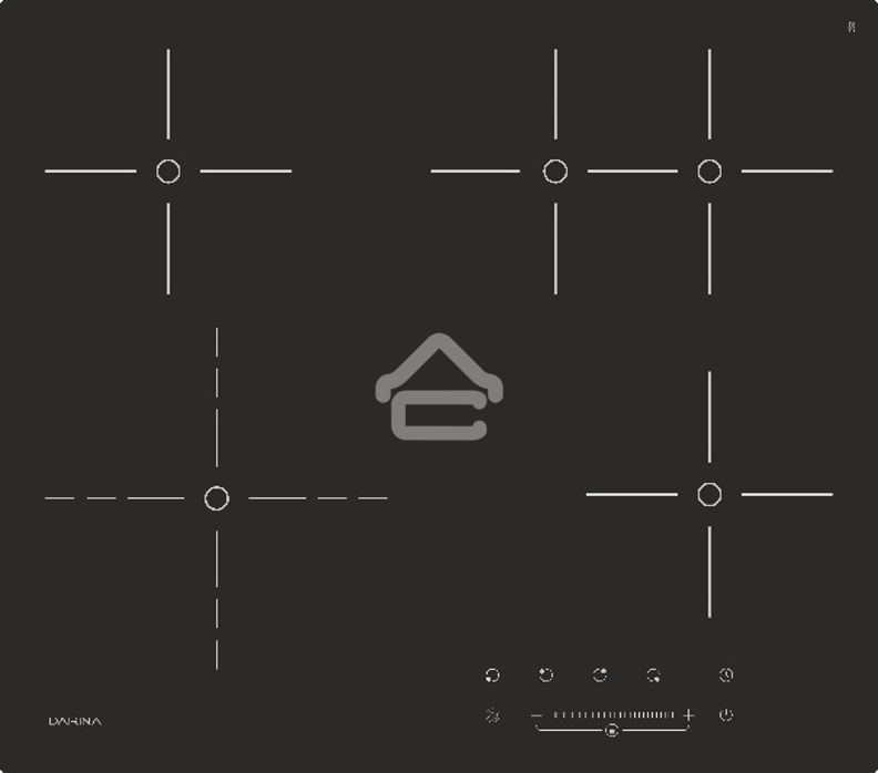 Варочная панель Darina PL E329 B черный