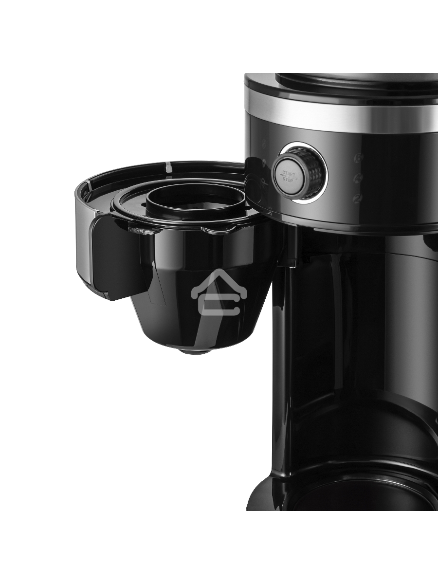 Кофеварка капельная Maunfeld MF-731BK черный, исп. кофе - зерновой/молотый, 0.83 л, 820 Вт.