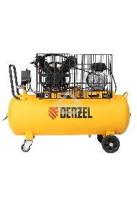 Компрессор воздушный рем. привод BCV2200/100, 2,2 кВт, 100 литров, 370 л/мин Denzel