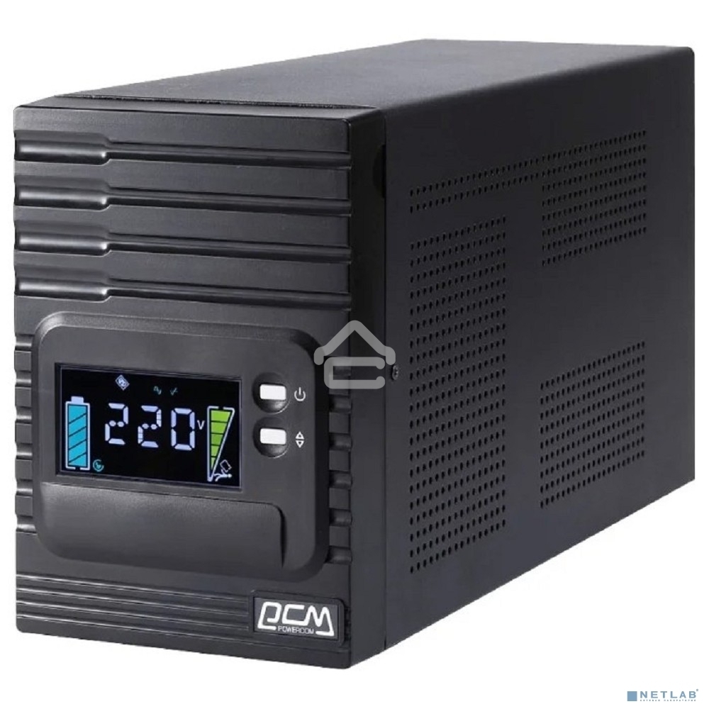 Источник бесперебойного питания Powercom Smart King Pro+ SPT-1500-II LCD 1200Вт 1500ВА черный