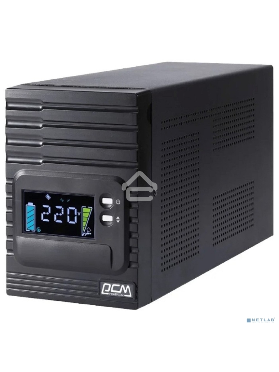 Источник бесперебойного питания Powercom Smart King Pro+ SPT-1500-II LCD 1200Вт 1500ВА черный