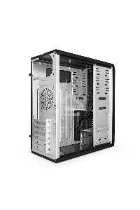 Компьютерный корпус Miditower Exegate CP-601 Black, ATX, <CP450W, 80mm>, 2*USB, Audio