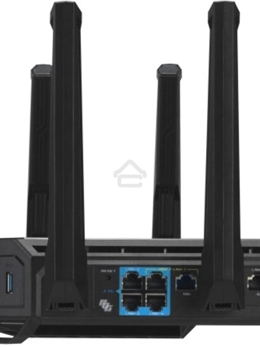 Маршрутизатор ASUS GT-BE19000, черный/красный, 90IG0850-MO9A0V