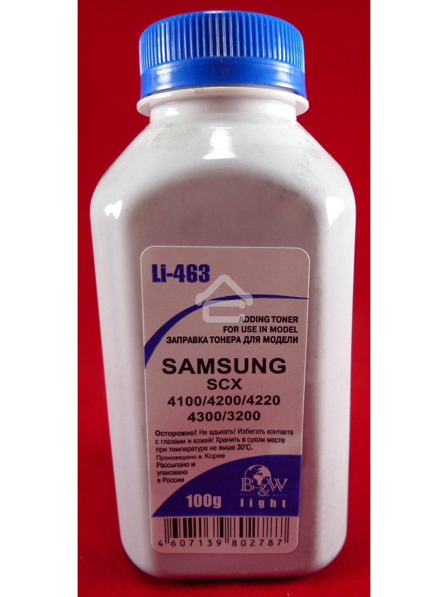 Тонер SAMSUNG ML-216x SCX 320x/340x/4100/4200/4220/4300 (фл, 100г) B&W Light фас России