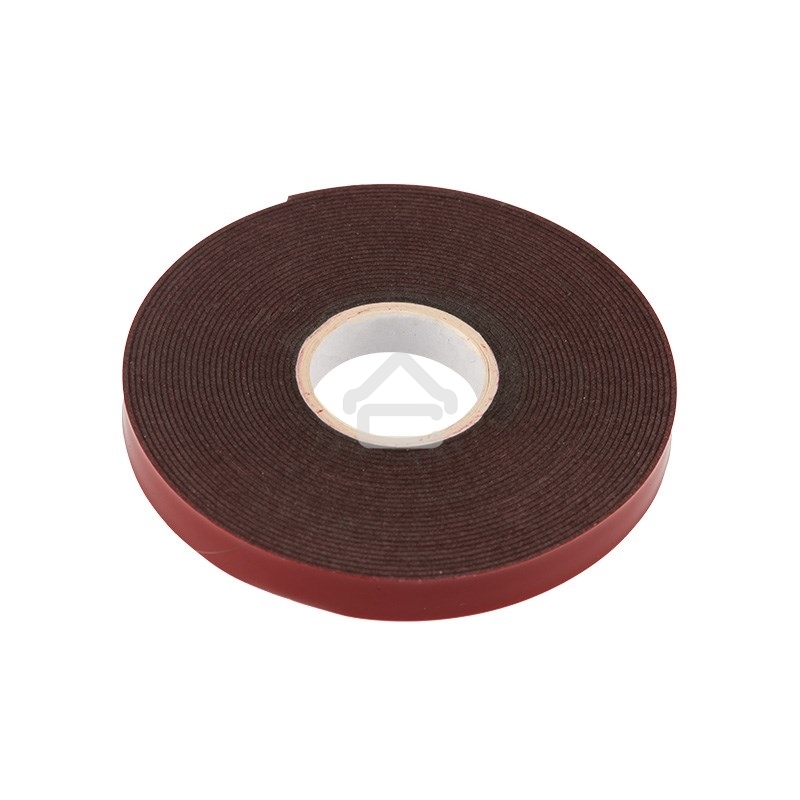 Двухсторонний скотч, серый, на HBA акриловой основе, 9 мм, ролик 5 м 09-6009 Rexant