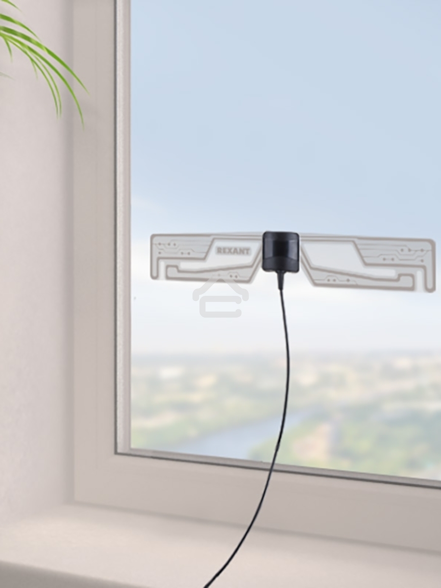 Антенна комнатная «Активная» с USB питанием, для цифрового телевидения DVB-T2, Ag-707 Rexant