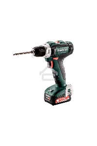 Дрель-шуруповерт Metabo PowerMaxx BS 12 601036500, Аккумуляторный, 12В, 2 АКБ, Кейс