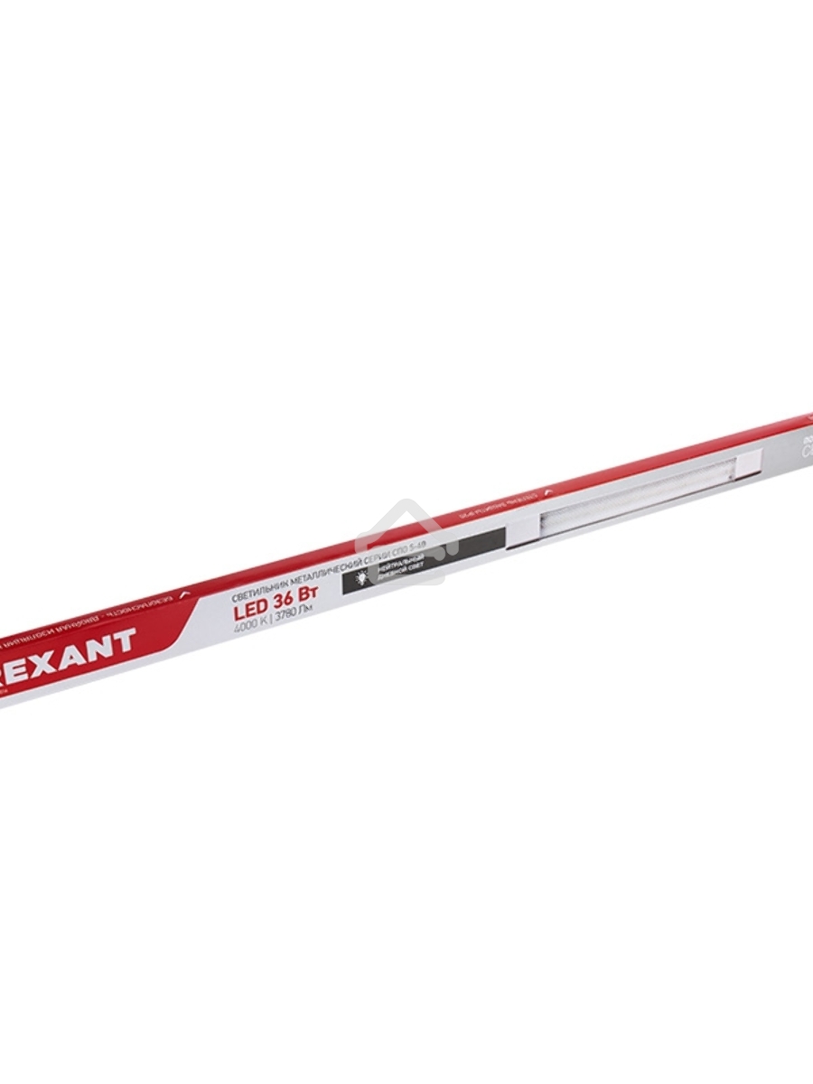 Светодиодный линейный светильник REXANT СПО 110 ПРИЗМА 55 Вт, 185-265 В, IP20, 5225 Лм, 6500 K холодный свет