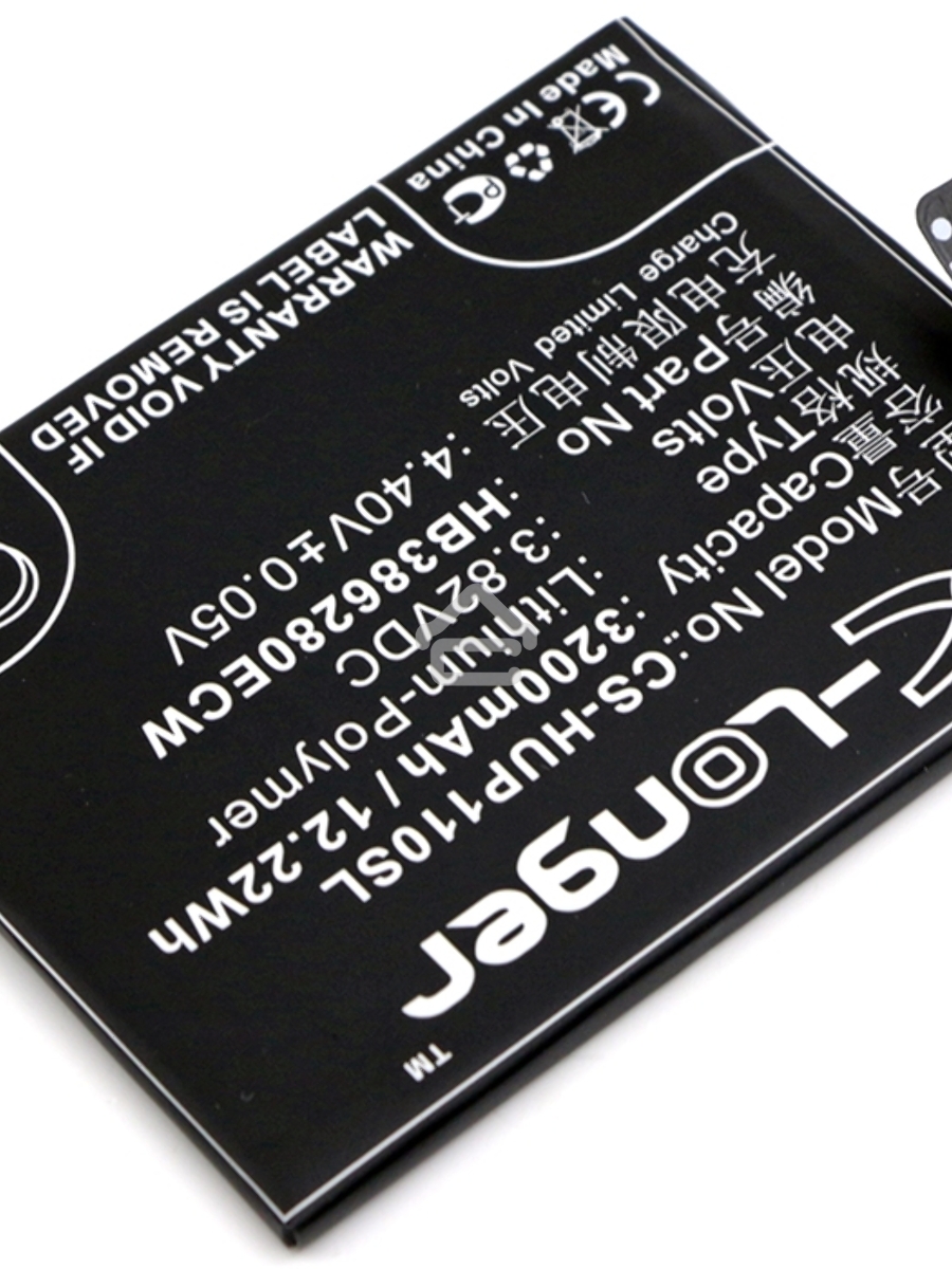 Аккумулятор CameronSino CS-HUP110SL HB386280ECW для Huawei Honor 93.82V / 3200mAh / 12.22Wh