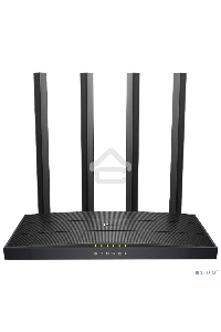 Роутер беспроводной TP-Link Archer C6U AC1200 10/100/1000BASE-TX/4G ready черный