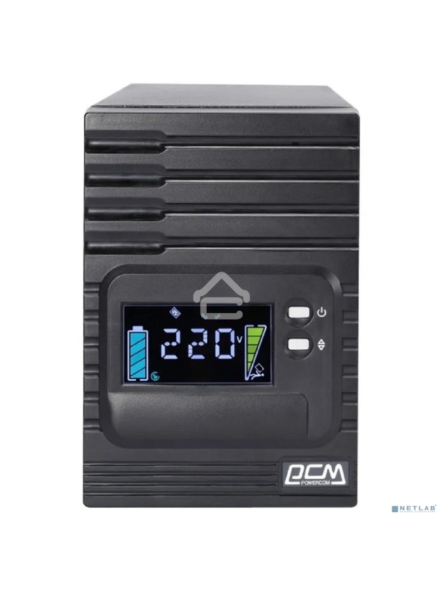 Источник бесперебойного питания Powercom Smart King Pro+ SPT-1500-II LCD 1200Вт 1500ВА черный