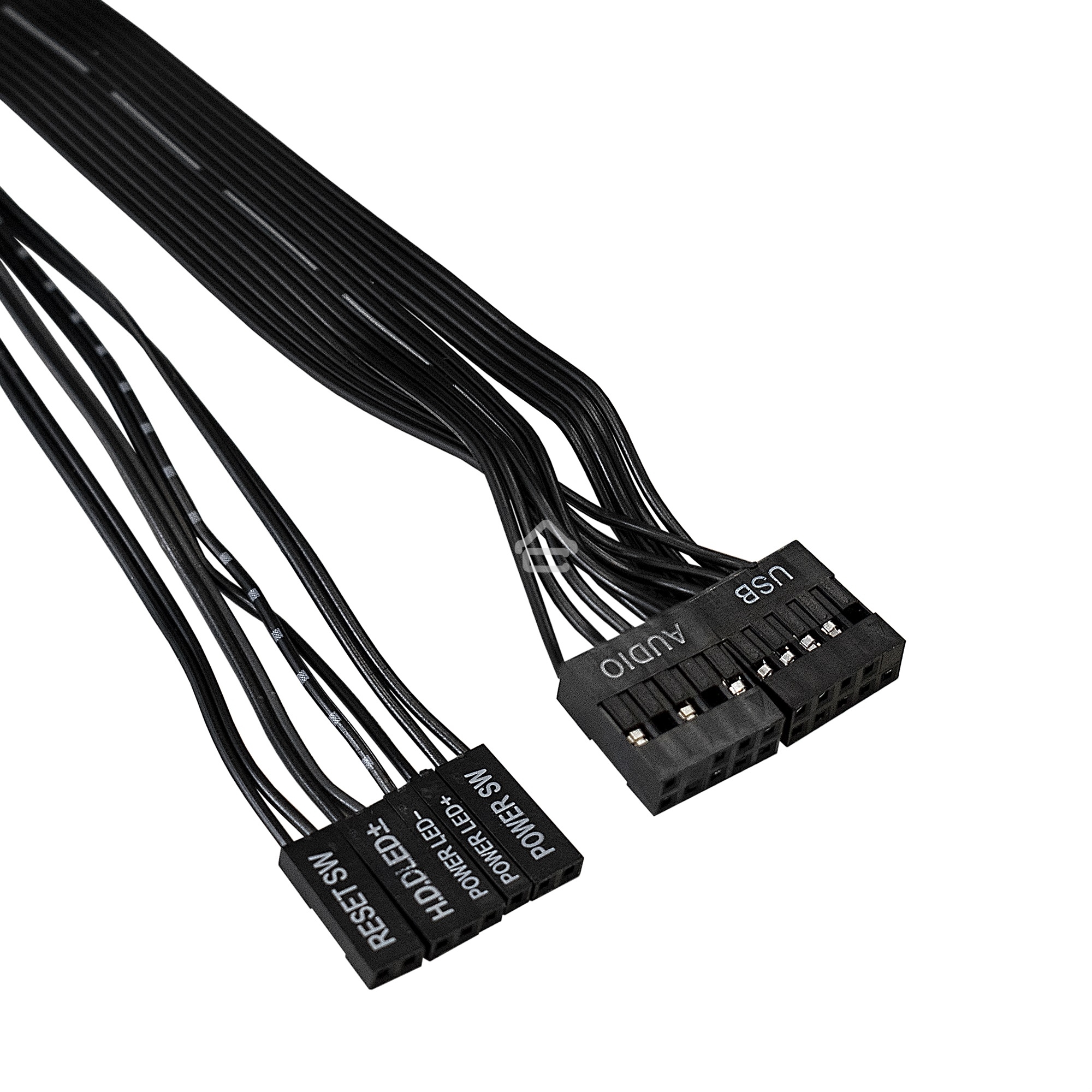 Компьютерный корпус Miditower Exegate CP-601 Black, ATX, <CP450W, 80mm>, 2*USB, Audio