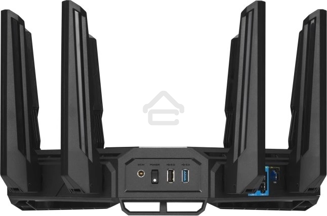 Маршрутизатор ASUS GT-BE19000, черный/красный, 90IG0850-MO9A0V