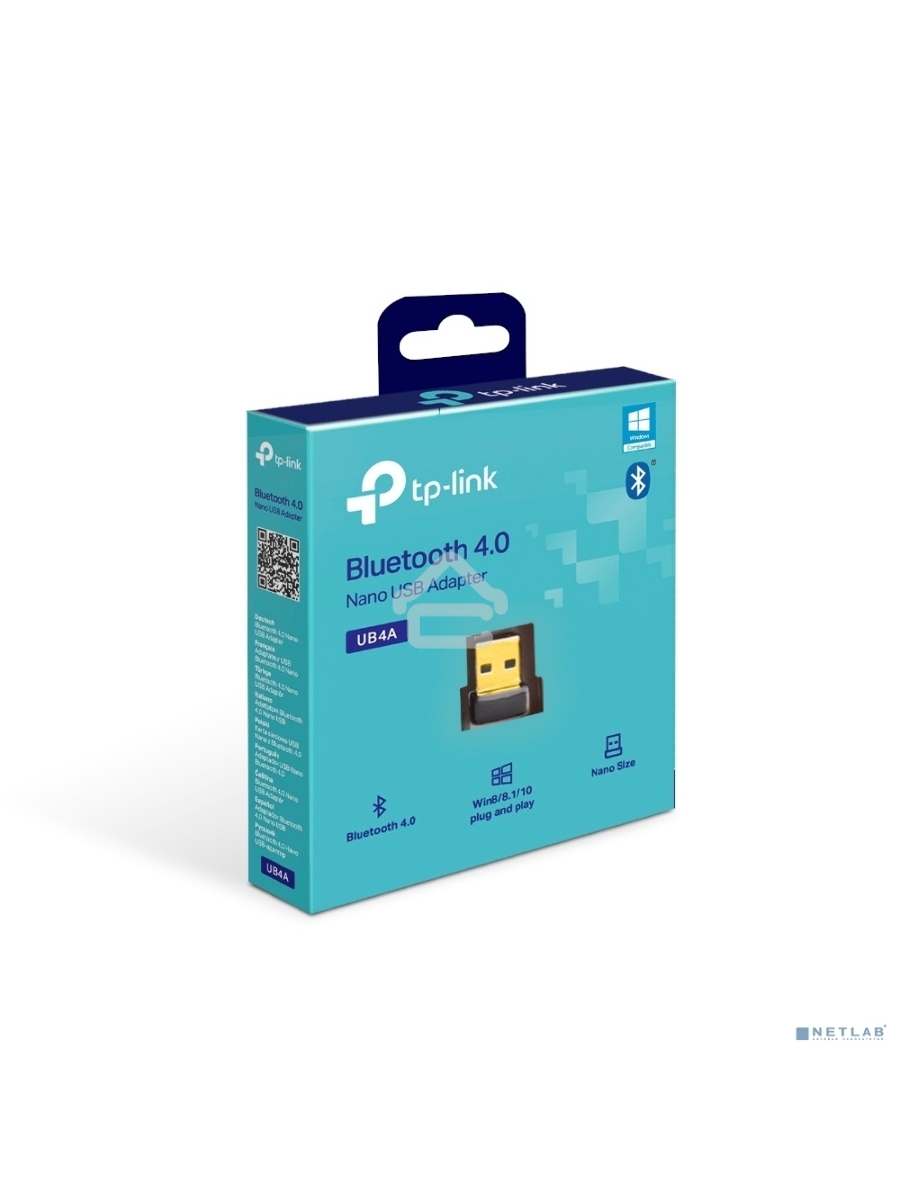 Сетевой адаптер TP-Link UB4A Bluetooth 4.0 Nano USB-адаптер, USB 2.0