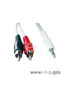 Кабель аудио Gembird Jack3.5 / 2xRCA, 1.5м