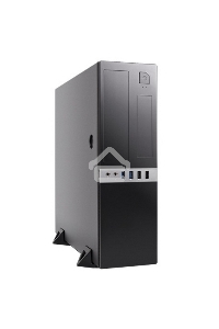 Компьютерный корпус с блоком питания 300Вт. Сase Foxline mATX Desktop 300W, 2xUSB3.0, 2xUSB2.0, toolless, Black, 8cm. fan, powercord