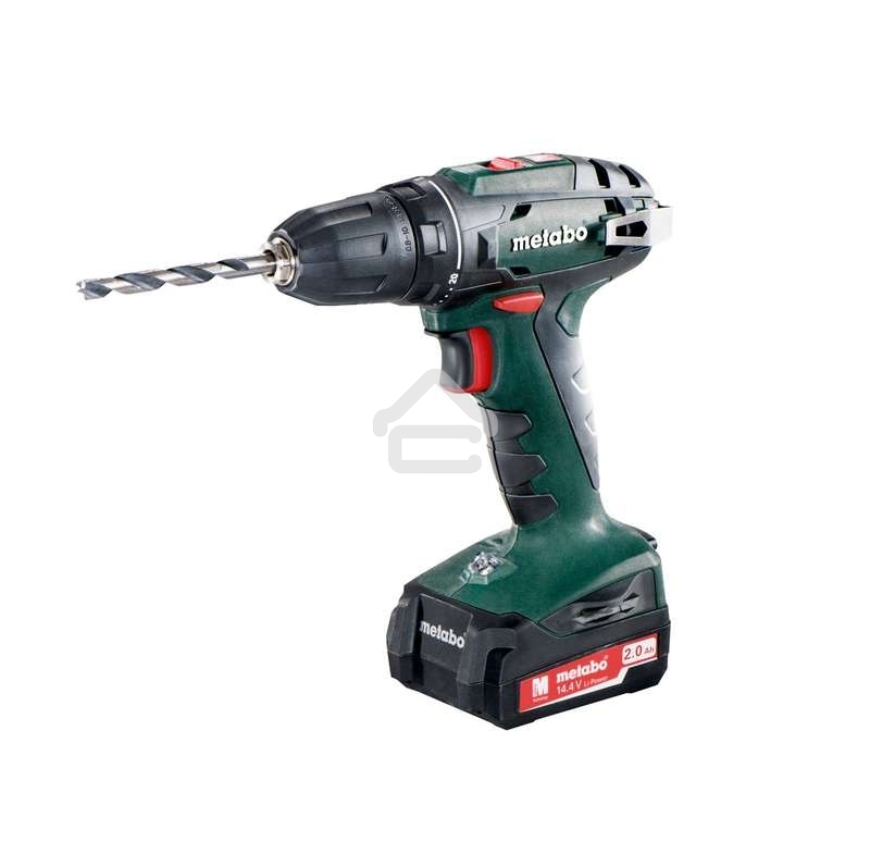Дрель-шуруповерт Metabo BS 14.4 Li 602206540, Аккумуляторный, 14,4В, 2 АКБ, Кейс