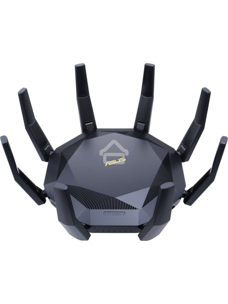 Роутер ASUS RT-AX89X, 802.11b/g/n/ac/ax, до 1148+4804 бит/c, 2,4 + 5 гГц, 8 антенны, USB, GBT LAN